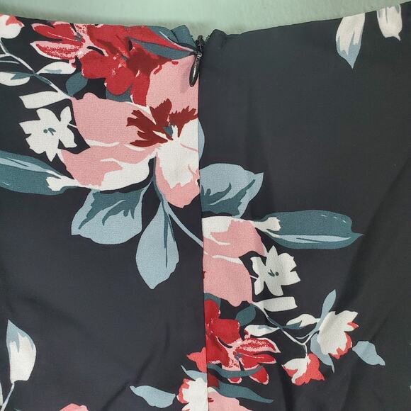 Missguided Plus Womens Floral Square Neck Ruffle Midi Dress Size 20 - Picture 6 of 7